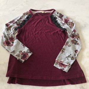 Coral Sleeve top